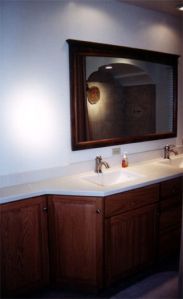 So we replaced the bathroom with this ...